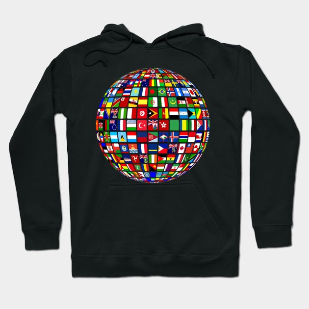 International Flags World Flag Hoodie TeePublic